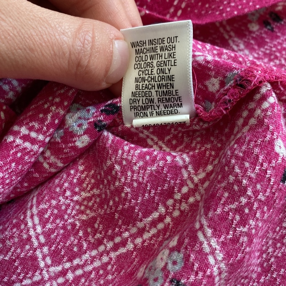 Craft & Borrow Pink Button Top - Picture 8 of 11